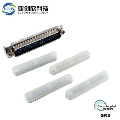 Customized needle plug with white plastic dust cover