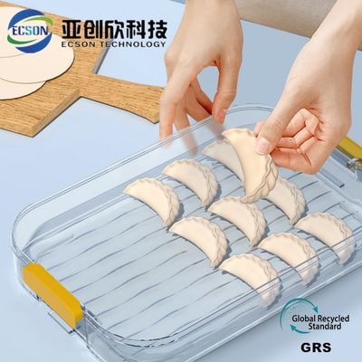 OEM Dumpling Storage Box Injection Molding With Hot Runner Cold Runner