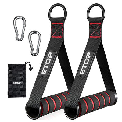 Equipo de gimnasio de ejercicios de levantamiento de pesas Accesorios de tracción Máquina de cable Manijas de ejercicio
