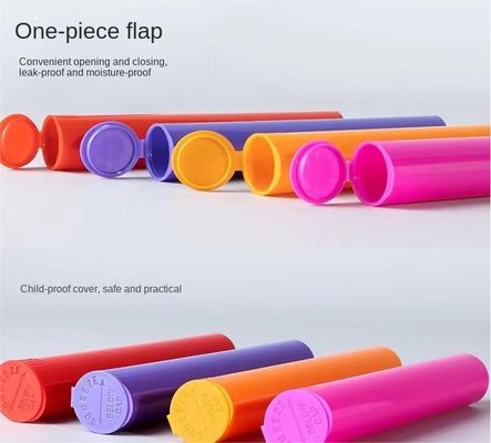 Tubo de plástico impermeable de color personalizado multifuncional con tapa de pop de compresión No hay comentarios todavía